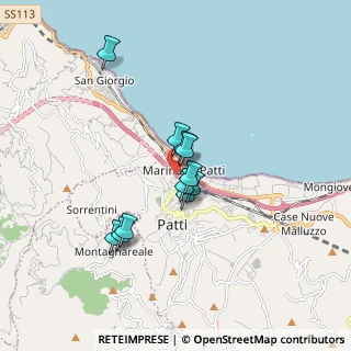 Mappa A20 Messina - Palermo, 98066 Patti ME, Italia (1.42636)