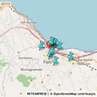 Mappa A20 Messina - Palermo, 98066 Patti ME, Italia (0.85667)