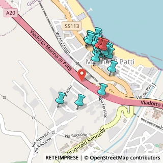 Mappa A20 Messina - Palermo, 98066 Patti ME, Italia (0.22083)