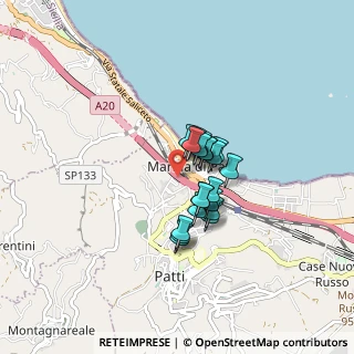 Mappa A20 Messina - Palermo, 98066 Patti ME, Italia (0.5775)