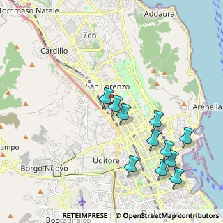 Mappa Via dei Nebrodi, 90146 Palermo, Italia (2.44091)