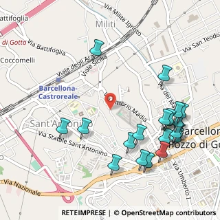 Mappa Stretto Bruschetto, 98051 Barcellona Pozzo di Gotto ME, Italia (0.676)