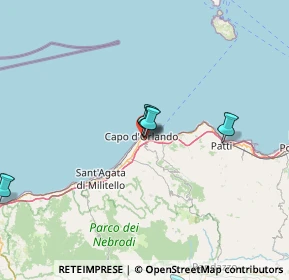 Mappa Contrada Certari Catutè, 98071 Capo d'Orlando ME, Italia (35.78538)