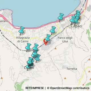 Mappa Via Don Lorenzo Milani, 90044 Carini PA, Italia (2.68947)