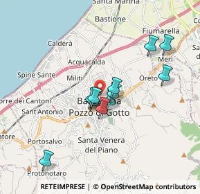 Mappa Via Giacomo Matteotti, 98051 Barcellona Pozzo di Gotto ME, Italia (1.59818)