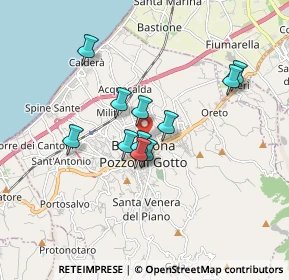 Mappa Via Giacomo Matteotti, 98051 Barcellona Pozzo di Gotto ME, Italia (1.50636)
