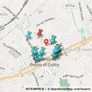 Mappa Via Giacomo Matteotti, 98051 Barcellona Pozzo di Gotto ME, Italia (0.3795)