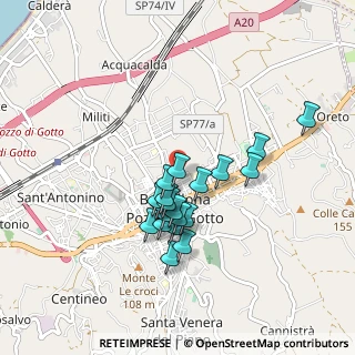 Mappa Via Giacomo Matteotti, 98051 Barcellona Pozzo di Gotto ME, Italia (0.803)