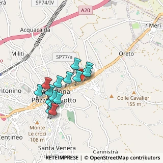Mappa Vico II Palestro, 98051 Barcellona Pozzo di Gotto ME, Italia (0.91133)