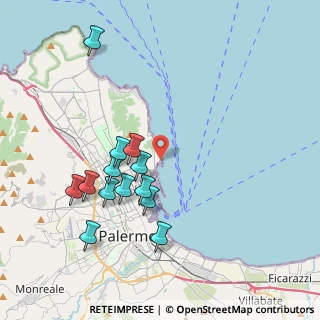 Mappa Molo Foraneo scalo nuovo, 90142 Palermo PA, Italia (4.34308)