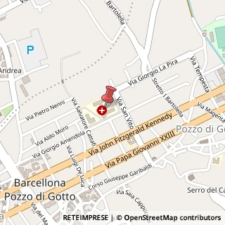 Mappa Via Cattafi Salvatore, 4, 98051 Barcellona Pozzo di Gotto, Messina (Sicilia)