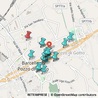 Mappa Nuovo Presidio Ospedaliero Cutroni Zodda, 98051 Barcellona Pozzo di Gotto ME, Italia (0.3835)