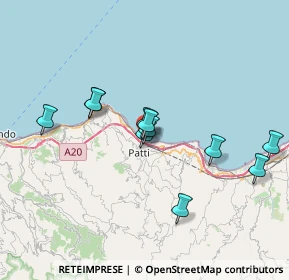 Mappa Via Fonderia, 98066 Patti ME, Italia (7.04182)