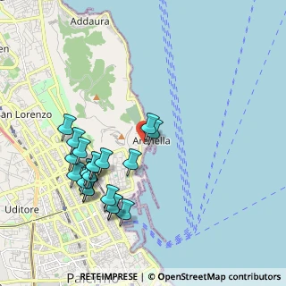 Mappa Via dell'Arenella, 90142 Palermo PA, Italia (2.279)