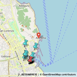 Mappa Via dell'Arenella, 90142 Palermo PA, Italia (3.149)