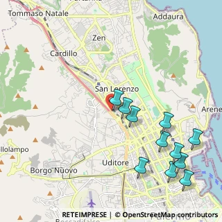 Mappa Via Pietro Nenni, 90141 Palermo PA, Italia (2.74727)