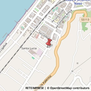 Mappa Via Consolare Antica, 137, 98071 Capo d'Orlando, Messina (Sicilia)