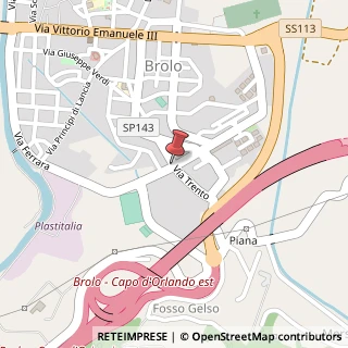 Mappa Via Cesare Battisti, 36, 98061 Brolo, Messina (Sicilia)