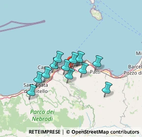 Mappa Via Cesare Battisti, 98061 Brolo ME, Italia (11.10833)