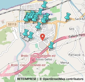 Mappa Via Cesare Battisti, 98061 Brolo ME, Italia (0.5335)