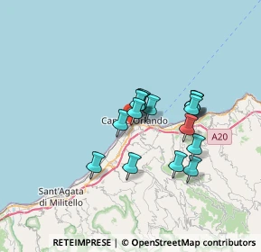 Mappa Contrada Santa Lucia, 98071 Capo d'Orlando ME, Italia (5.79375)