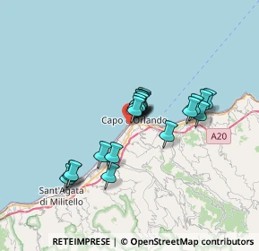 Mappa C.DA S. LUCIA, 98071 Capo d'Orlando ME, Italia (5.8835)