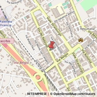 Mappa Via Olanda,  38, 90146 Palermo, Palermo (Sicilia)