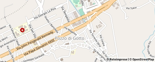 Mappa Barcellona Pozzo di Gotto