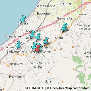 Mappa Via Kennedy, 98051 Barcellona Pozzo di Gotto ME, Italia (1.73273)