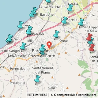 Mappa Via John F.Kennedy, 98051 Barcellona Pozzo di Gotto ME, Italia (3.14)