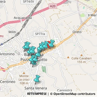 Mappa Via Kennedy, 98051 Barcellona Pozzo di Gotto ME, Italia (0.90923)