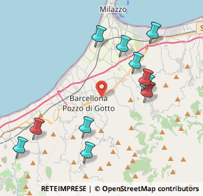 Mappa Vico II dei Mille, 98051 Barcellona Pozzo di Gotto ME, Italia (4.90455)