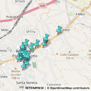 Mappa Vico II dei Mille, 98051 Barcellona Pozzo di Gotto ME, Italia (1.2165)