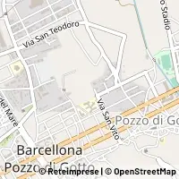 Karte Barcellona Pozzo di Gotto