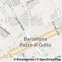 Mapa Barcellona Pozzo di Gotto