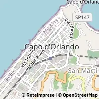 Kaart Capo d'Orlando