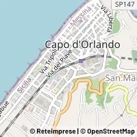 Kartta Capo d'Orlando