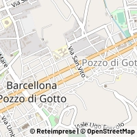 Mapa Barcellona Pozzo di Gotto
