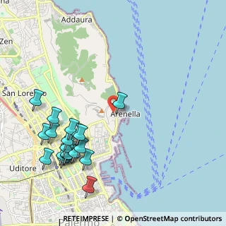 Mappa Via Monsignore F. Riela, 90142 Palermo PA, Italia (2.75105)