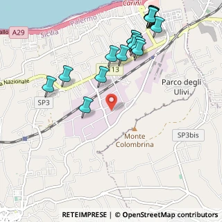 Mappa Via Filippo Giambanco, 90044 Carini PA, Italia (1.4455)