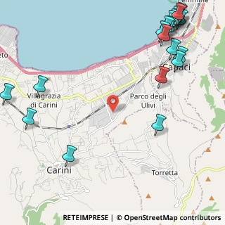 Mappa Via Filippo Giambanco, 90044 Carini PA, Italia (3.728)