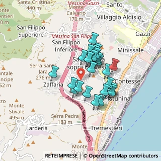 Mappa VIA DELLE ORCHIDEE, 98100 Messina ME, Italia (0.6931)