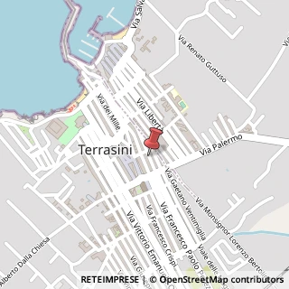 Mappa Via F. P. Perez, 71, 90049 Terrasini, Palermo (Sicilia)
