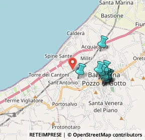 Mappa Str. I Coccomelli, 98051 Barcellona Pozzo di Gotto ME, Italia (1.85)