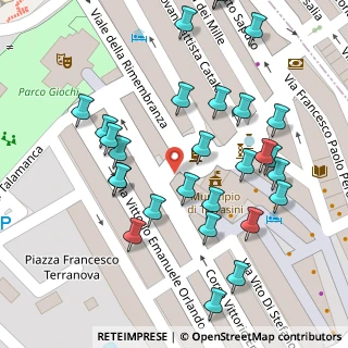 Mappa Via Orlando Vittorio Emanuele, 90049 Terrasini PA, Italia (0.08929)