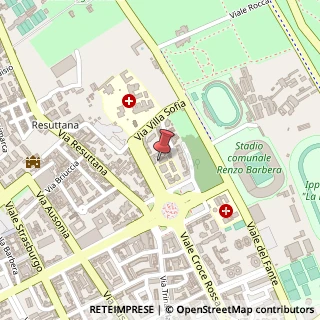 Mappa Viale della Croce Rossa, 131, 90146 Palermo, Palermo (Sicilia)