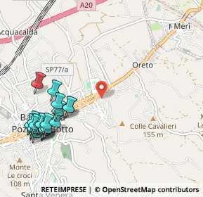 Mappa Via Angelo Musco, 98051 Barcellona Pozzo di Gotto ME, Italia (1.448)