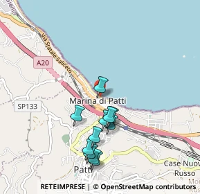 Mappa Via Capitano Filippo Zuccarello, 98066 Patti ME, Italia (1.01818)