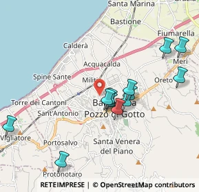Mappa Via Generale Angelo Cambria, 98051 Barcellona Pozzo di Gotto ME, Italia (2.15167)