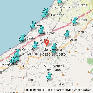 Mappa Via Generale Angelo Cambria, 98051 Barcellona Pozzo di Gotto ME, Italia (2.755)